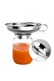 304 Stainless Steel Wide Mouth 5.3 cm. Legume Jar, Canning, Jam Funnel cin703 - 4
