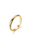 2mm Promise Engagement Gold Rope Cap. Women's Men's Steel Ring Eh23Sr