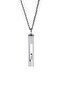 Gray Greek Pattern 60 Cm. Bar Steel Women Men Necklace Eu41By - 5