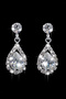 Wedding Engagement Henna Drop Stone Women's Necklace Earring Set Eg86 - 2