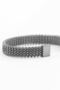 10 Mm. Wicker Handcuffs Design Steel Men's Bracelet Eu23By - 3