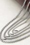 رمادي 75 سم4 ملمسلسلة فولاذية للرجال dh02 - 3