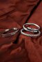 3-Piece Braided Roman Numeral Handcuff Steel Men's Bracelet Eu25 - 3