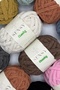 Chunky Finger Knitting Yarn 200 Gr Hand Knitting Yarn Blanket Yarn Cinnamon - 4