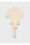 Short Sleeve Knot Detailed Sweater - 3