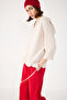 Modal Fabric Silky Hooded Zipper Sweatshirt - 3
