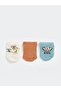 Lcw Baby Printed Baby Boy Booties Socks 3-Pack (S4)