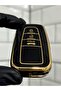 Toyota Corolla Prius Camry C-Hr Rav4 Land Cruiser - Black Gold Key Case Cover - 3