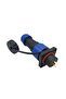 Sd16 Waterproof 2 Pin 16 mm Quadrangle Connector (Plug-Socket / Male-Female) - 4