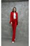 Elegant Detailed Stone Trimmed Blazer Suit - 3
