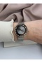 Double Color Silver and Rose Gold Mesh Cord Moving Stones Design Ferrucci Women's Watch