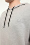 Mb Sn73 Hoodie 5Fx Gray Melange Men's Sweatshirt - 4