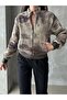 Patterned Plush Coat - Camouflage | |   F1129 - 3