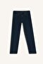 Sergio Regular Fit Normal Fit Regular Waist Tube Leg Jean Trousers D.Blue - 7