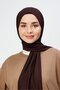 شال قطن ممشط لون بني