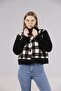 Polar Snap-On Jacket - Black Checkered | |   F1133 - 4