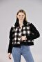 Polar Snap-On Jacket - Black Checkered | |   F1133 - 3