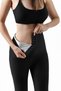 Black Waist Recovery Agraf Detailed Full Length Knitted Sports Leggings Tedaw25Ty00000 - 2