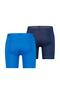 Sport Microfiber Long Boxer 2P Blue - 7