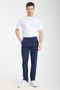 Lacivert Regular Fit Basic Chino Esnek Gabardin Pantolon TMNSS25PL00019 - 4