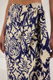 Multicolor Lacing Detailed Patterned Midi Length Woven Skirt Twoss25Et00157 - 3