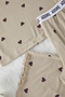 Mint Kalpli Slogan Lastik Detaylı Fitilli Örme Pijama Takımı TBBSS25AI00101 - 4