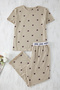 Mint Kalpli Slogan Lastik Detaylı Fitilli Örme Pijama Takımı TBBSS25AI00101 - 3