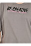 Plus Oversized Embroidered Slogan Drop Shoulder T-Shirt - 3