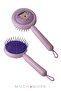 Pink Round Model Hair Lightening Combing Brush - Character (20 cm)