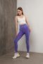 Seamless Acid Wash Push up Gathered Knitted Sports Leggings Missta0896 - 5