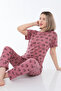 Short Sleeve Summer Pijamas Suit - 3