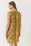 Women's Oil Green A-Line Printed Dress with Pocket Detail 70306 60271062 - 6
