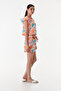 Women's Hooded Shorts Summer Printed Combed Cotton Pajama Set - 5