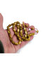 Galalit 1940 Old French Egg Cut 8X12.5Mm Rosary - Pearlescent Gold - 3