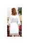 3213 Dowry Silk Satin Lace Bridal Dressing Gown - Cream