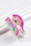 Rainbow Patterned Peg Hair Clip - 3