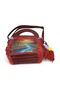 Crochet Knitted Detailed Leather Shoulder Bag, Handmade Special Design Tote Bag - 7