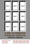 9 إطارات مقاس 15 × 21 - 9 إطارات مقاس A5 - إطار صور MDF باللونين الأسود والأبيض