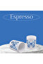 Porcelain Handleless Butterfly Double Espresso Cup Set