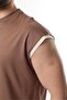طقم تي شيرت رجالي بأكمام قصيرة من Mink E7308 - 4