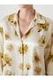 Floral Oversize Women's Shirt - S5Hv99Z8 - 3