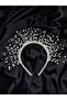 Pearl Detailed after Henna Special Design Bridal Crown - 4