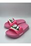 Non-Slip Sea Beach Pool Bathroom Garden Girl's Slippers (Cute Panda Patterned) - 4