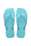 Square Glitter Neon Blue Women's Slippers