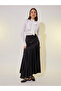 Solid Tie-Up Neck Long Sleeve Top - 4