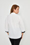 Stylish Blouse with Pocket Flap - 3