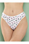 Pack of 3 - Cotton Low-Rise Printed Thongs - 2