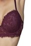 4487 Women's Lace Supported Bra Panty Set-Purple - 2