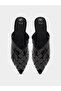 Pointed Toe Slip On Flat Mules - 5