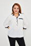 Stylish Blouse with Pocket Flap - 2